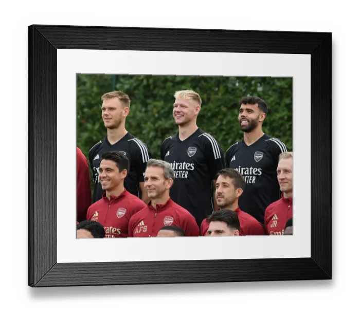 Framed Print : Arsenal FC 2023-24: A New Season of Promises - First Team Squad Photo