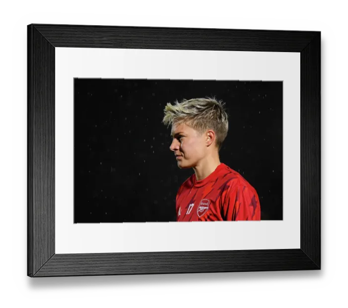 Framed Print : Arsenal's Lina Hurtig Prepares for Conti Cup Clash Against Bristol City Women
