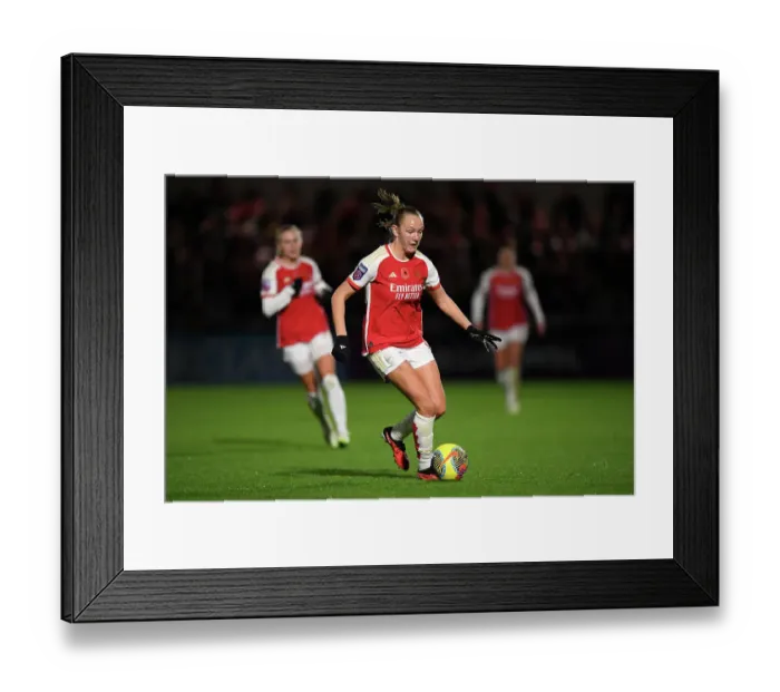 Framed Print : Arsenal Women vs. Bristol City Women: Conti Cup Clash at Meadow Park