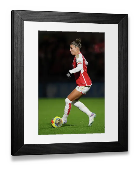 Framed Print : Arsenal Women vs. Bristol City Women: Conti Cup Clash at Meadow Park