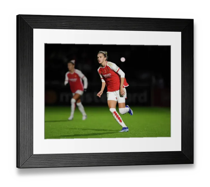 Framed Print : Focused Vivianne Miedema Leads Arsenal Women in Conti Cup Clash Against Bristol City Framed Print : Focused Vivianne Miedema Leads Arsenal Women in Conti Cup Clash Against Bristol City