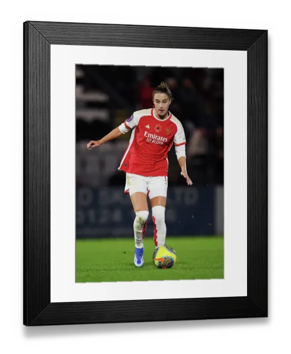 Framed Print : Arsenal's Vivianne Miedema in Action: Arsenal Women vs. Bristol City Women, FA WSL Cup (2023-24)