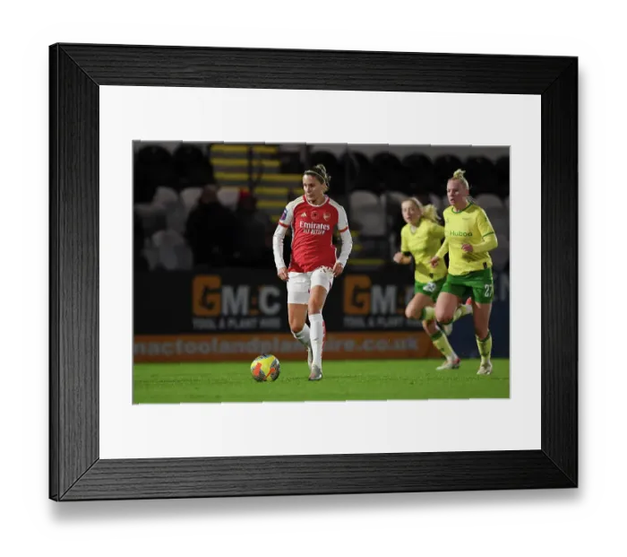 Framed Print : Arsenal Women vs. Bristol City Women: Conti Cup Clash at Meadow Park