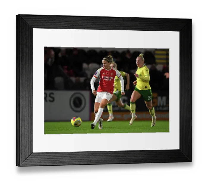 Framed Print : Arsenal Women vs. Bristol City Women: Conti Cup Clash at Meadow Park
