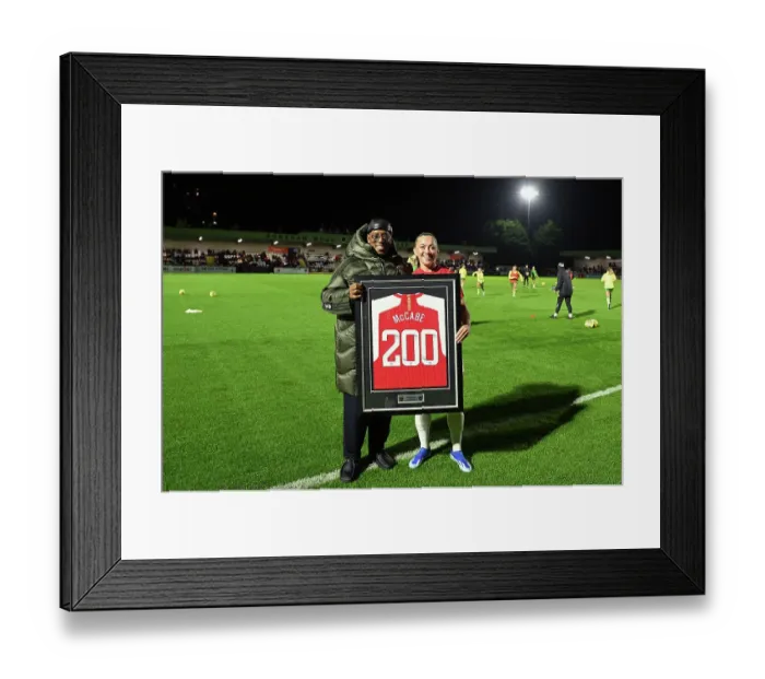 Framed Print : Arsenal's Katie McCabe Celebrates 200th Appearance and Victory in FA Women's League Cup Framed Print : Arsenal's Katie McCabe Celebrates 200th Appearance and Victory in FA Women's League Cup