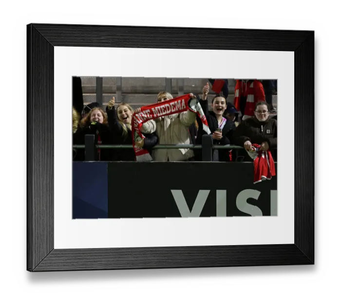Framed Print : Arsenal Women's FA Cup: Fans Support Vivianne Miedema Against Bristol City Framed Print : Arsenal Women's FA Cup: Fans Support Vivianne Miedema Against Bristol City