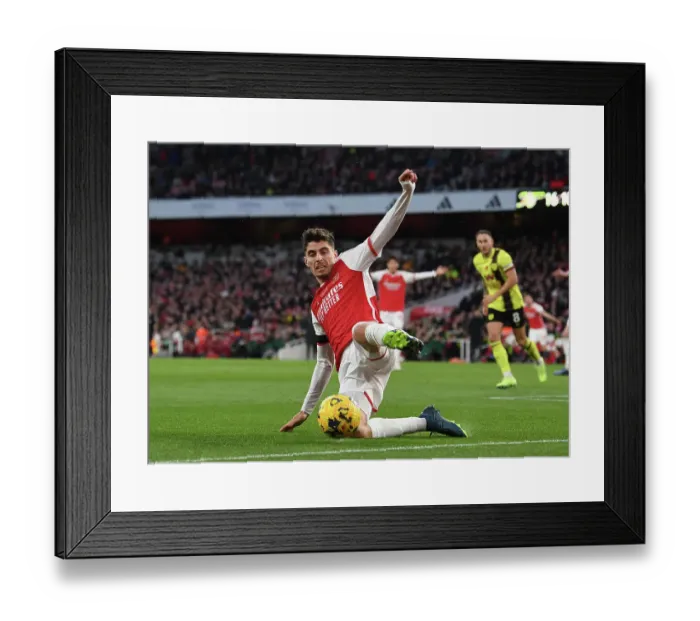 Framed Print : Arsenal vs Burnley: Kai Havertz in Action - Premier League 2023-24