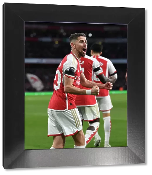 Jorginho Scores Arsenal's Second Goal: Arsenal 2-0 Burnley (Premier League 2023-24)