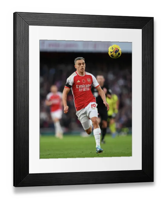 Framed Print : Arsenal vs Burnley: Trossard Shines at Emirates Stadium (2023-24 Premier League)
