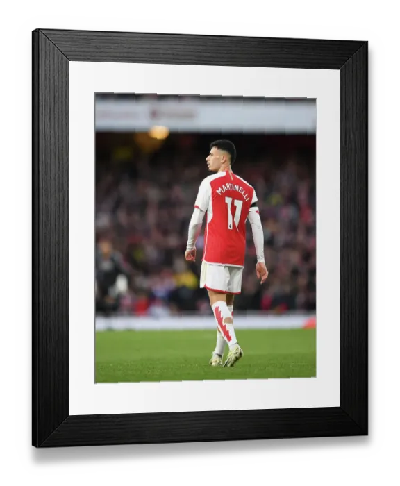 Framed Print : Martinelli's Star Performance: Arsenal Dazzles Burnley (2023-24) Framed Print : Martinelli's Star Performance: Arsenal Dazzles Burnley (2023-24)