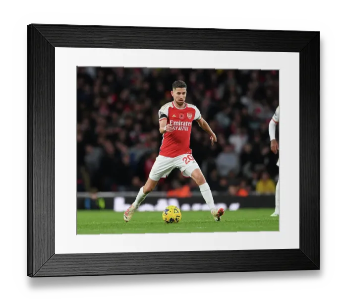 Framed Print : Jorginho in Action: Arsenal vs Burnley, Premier League 2023-24
