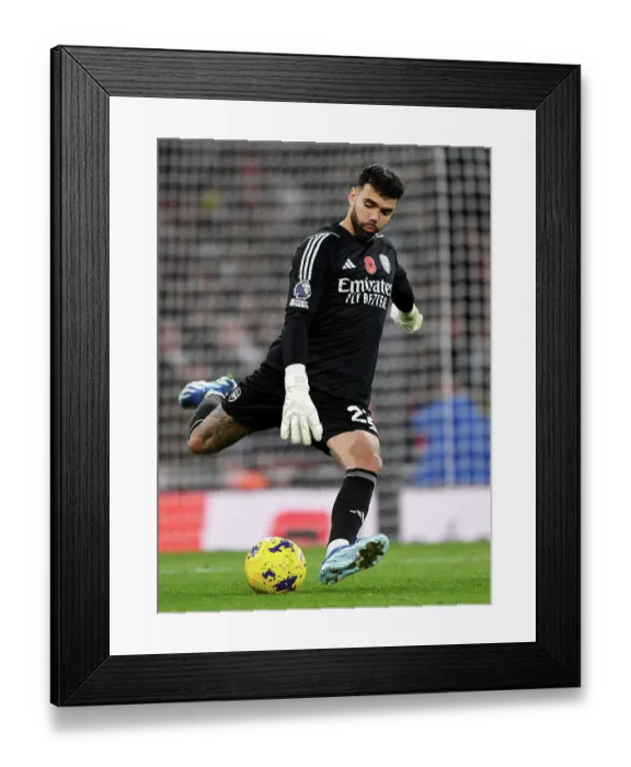Framed Print : Arsenal vs Burnley: David Raya Passes at Emirates Stadium (Premier League 2023-24) Framed Print : Arsenal vs Burnley: David Raya Passes at Emirates Stadium (Premier League 2023-24)