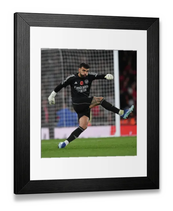 Framed Print : Arsenal FC vs Burnley FC: David Raya in Action at the Emirates Stadium (2023-24 Premier League) Framed Print : Arsenal FC vs Burnley FC: David Raya in Action at the Emirates Stadium (2023-24 Premier League)