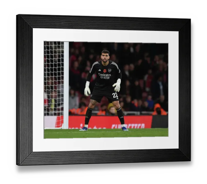 Framed Print : Arsenal vs Burnley: David Raya's Premier League Battle at Emirates Stadium (2023-24) Framed Print : Arsenal vs Burnley: David Raya's Premier League Battle at Emirates Stadium (2023-24)