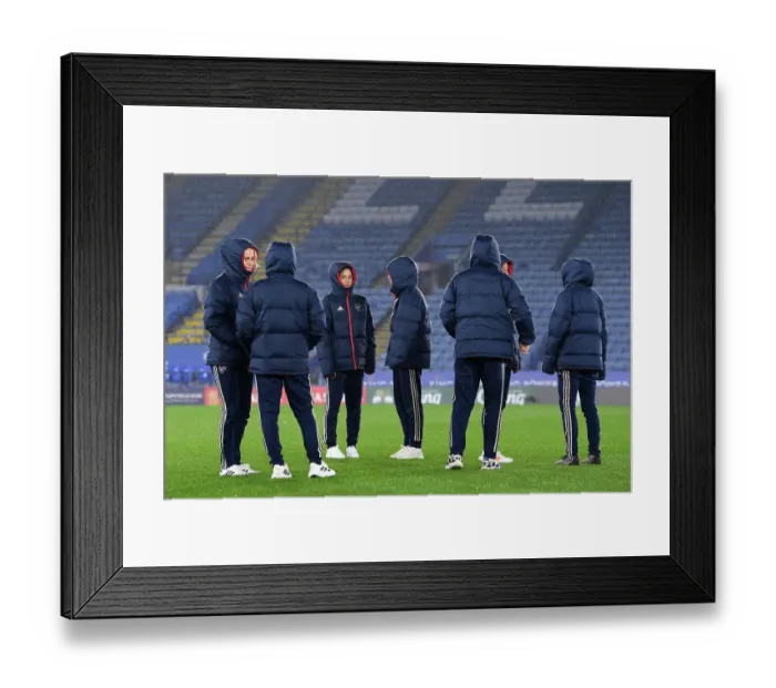 Framed Print : Arsenal Women Gear Up for Showdown against Leicester City in Barclays Super League