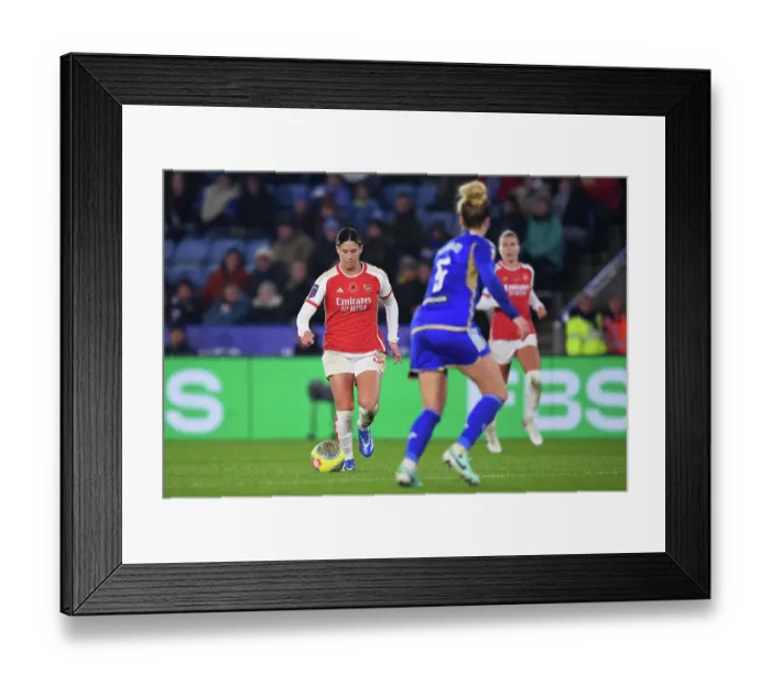Framed Print : Arsenal vs Leicester City: Barclays WSL Clash at The King Power Stadium