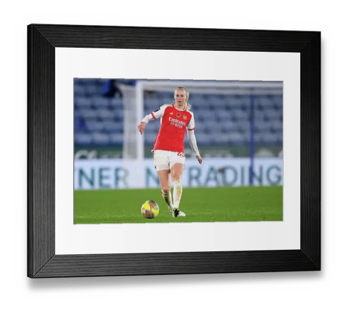 Framed Print : Leicester City vs. Arsenal FC: Barclays Women's Super League Clash at The King Power Stadium