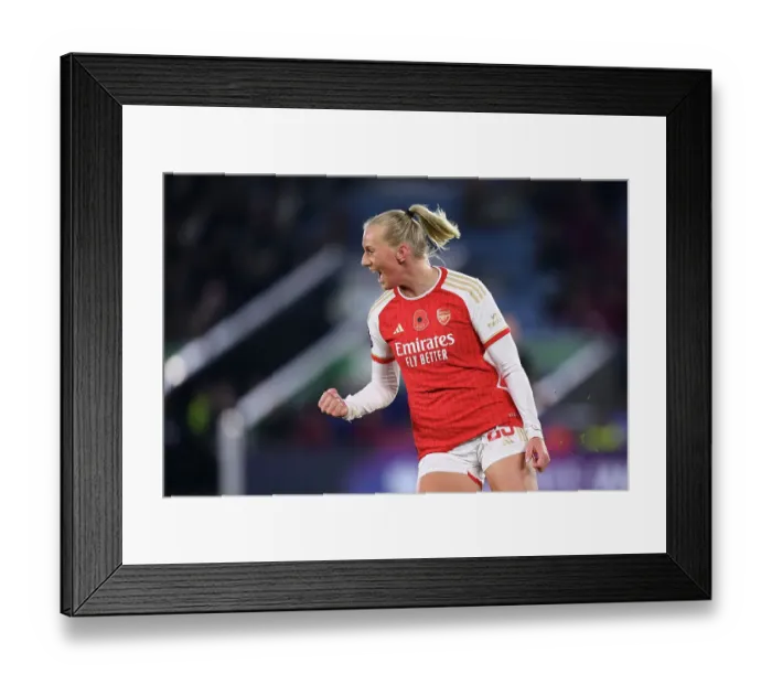 Framed Print : Arsenal Women's Dominance: Stina Blackstenius Scores Fifth Goal in Leicester Rout (Leicester City vs Arsenal Women, Barclays WSL 2023-24) Framed Print : Arsenal Women's Dominance: Stina Blackstenius Scores Fifth Goal in Leicester Rout (Leicester City vs Arsenal Women, Barclays WSL 2023-24)