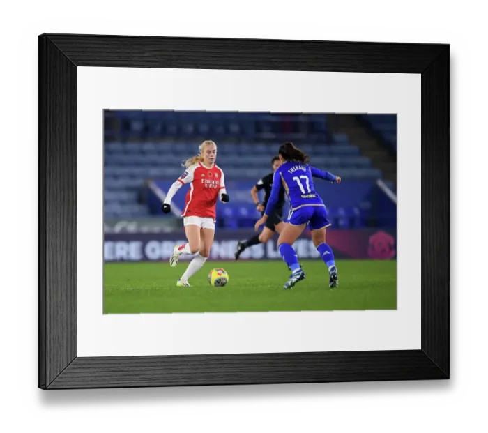 Framed Print : Arsenal vs Leicester City: Barclays WSL Clash at The King Power Stadium Framed Print : Arsenal vs Leicester City: Barclays WSL Clash at The King Power Stadium
