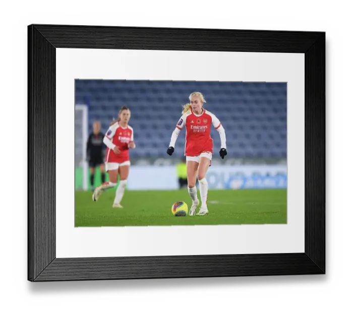 Framed Print : Arsenal vs Leicester City: Barclays WSL Clash at The King Power Stadium