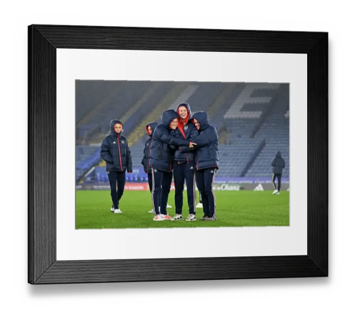 Framed Print : Arsenal Women Prepare for Leicester City Showdown in Barclays Super League