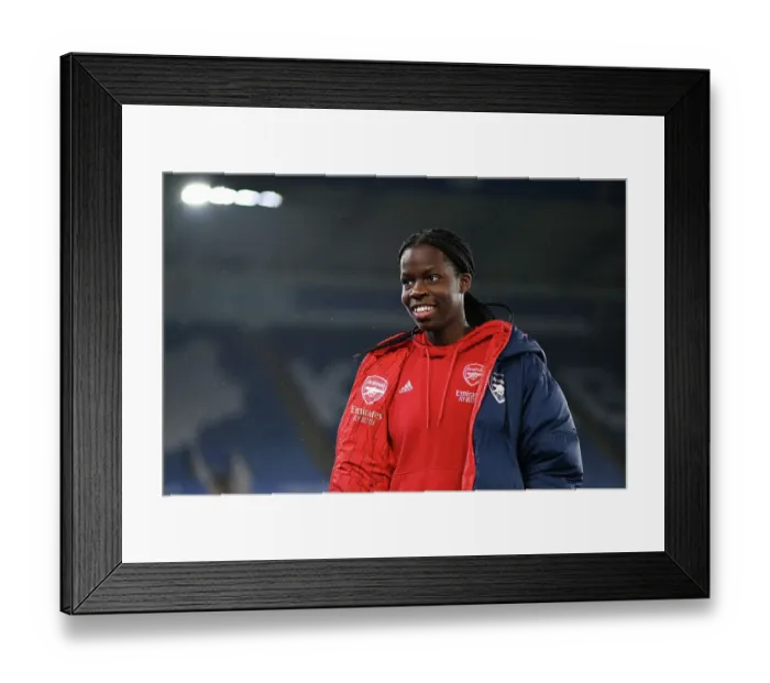 Framed Print : Arsenal Women Take on Leicester City in Barclays WSL Showdown at The King Power Stadium
