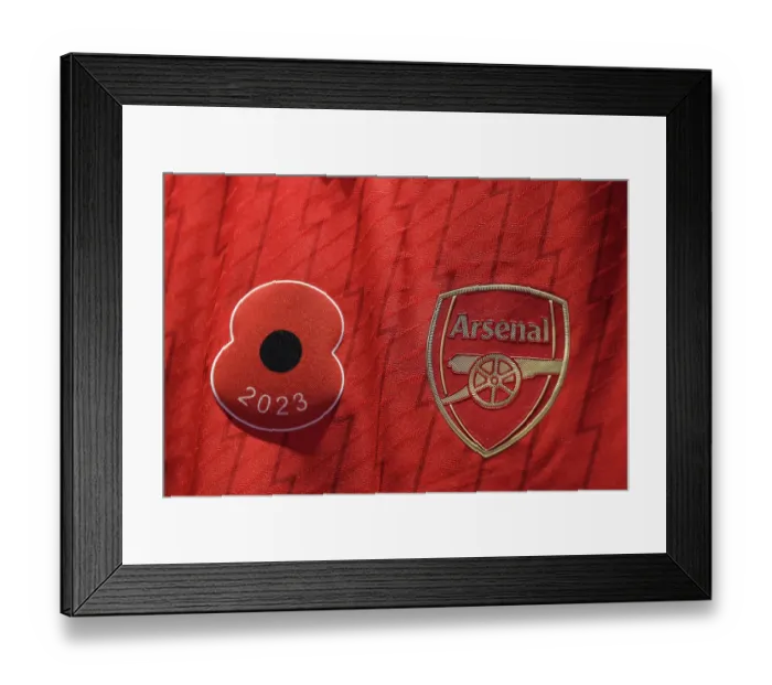 Framed Print : Arsenal's Poppy Tribute: Premier League 2023-24 - Arsenal FC vs Burnley FC Framed Print : Arsenal's Poppy Tribute: Premier League 2023-24 - Arsenal FC vs Burnley FC