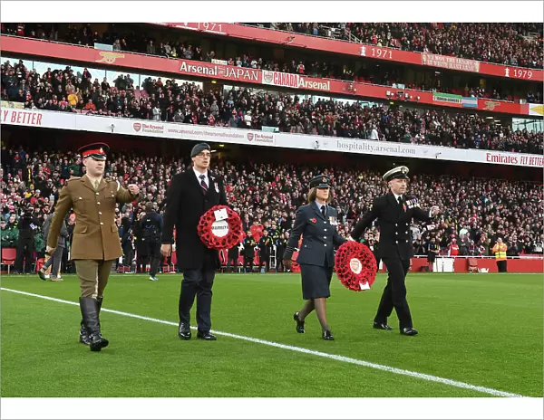 Arsenal vs Burnley: Premier League Clash Honors Armistice Day with Military Ceremony (2023-24)
