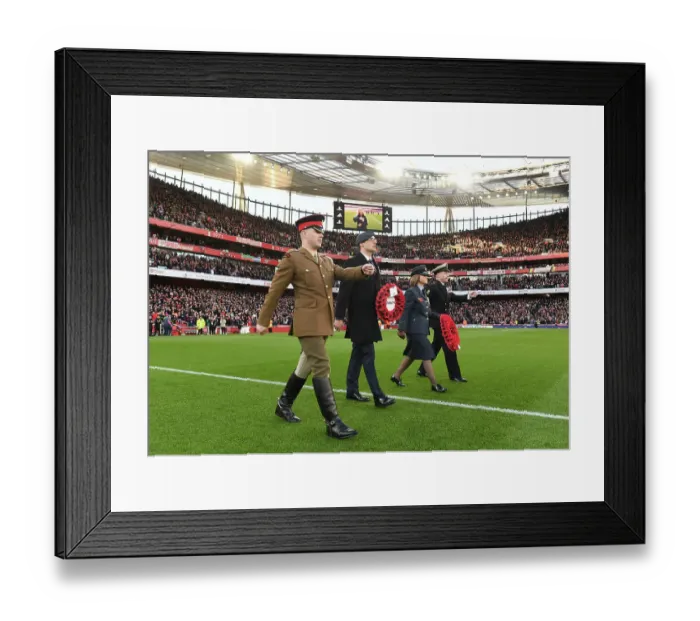 Framed Print : Arsenal vs Burnley: Premier League Pays Tribute to Armistice Day with Military Ceremony (2023-24) Framed Print : Arsenal vs Burnley: Premier League Pays Tribute to Armistice Day with Military Ceremony (2023-24)