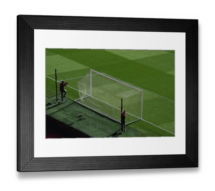 Framed Print : Arsenal vs Burnley: Preparing for Premier League Clash at Emirates Stadium Framed Print : Arsenal vs Burnley: Preparing for Premier League Clash at Emirates Stadium