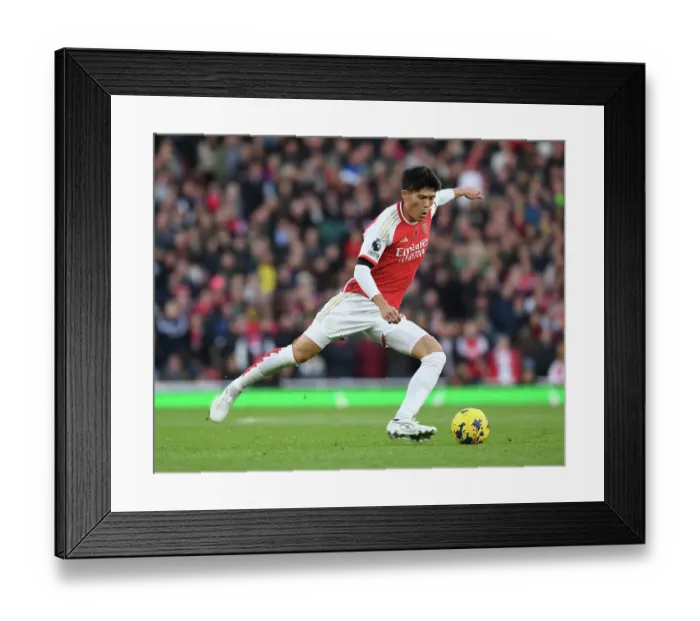 Framed Print : Tomiyasu's Unforgettable Display: Arsenal's Victory Against Burnley (2023-24) Framed Print : Tomiyasu's Unforgettable Display: Arsenal's Victory Against Burnley (2023-24)