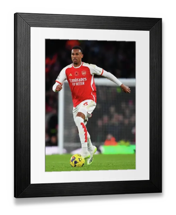 Framed Print : Gabriel's Sprint: Arsenal's Thrilling Chase Against Burnley, Premier League 2023-24 Framed Print : Gabriel's Sprint: Arsenal's Thrilling Chase Against Burnley, Premier League 2023-24