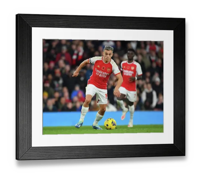 Framed Print : Arsenal's Trossard Outruns Burnley Defenders: A Premier League Thriller (2023-24) Framed Print : Arsenal's Trossard Outruns Burnley Defenders: A Premier League Thriller (2023-24)