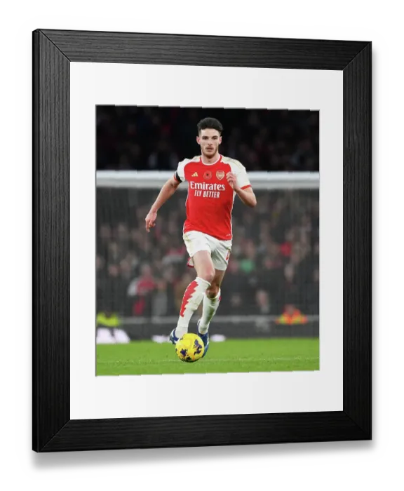 Framed Print : Declan Rice's Stunner: Arsenal's Thrilling 2023-24 Premier League Victory Over Burnley Framed Print : Declan Rice's Stunner: Arsenal's Thrilling 2023-24 Premier League Victory Over Burnley