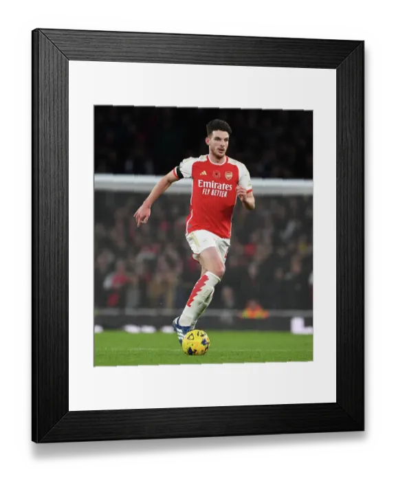 Framed Print : Declan Rice's Premier League Showdown: Arsenal vs Burnley (2023-24) Framed Print : Declan Rice's Premier League Showdown: Arsenal vs Burnley (2023-24)