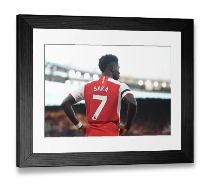 Framed Print : Arsenal's Bukayo Saka in Action: Arsenal vs Burnley (2023-24) Framed Print : Arsenal's Bukayo Saka in Action: Arsenal vs Burnley (2023-24)