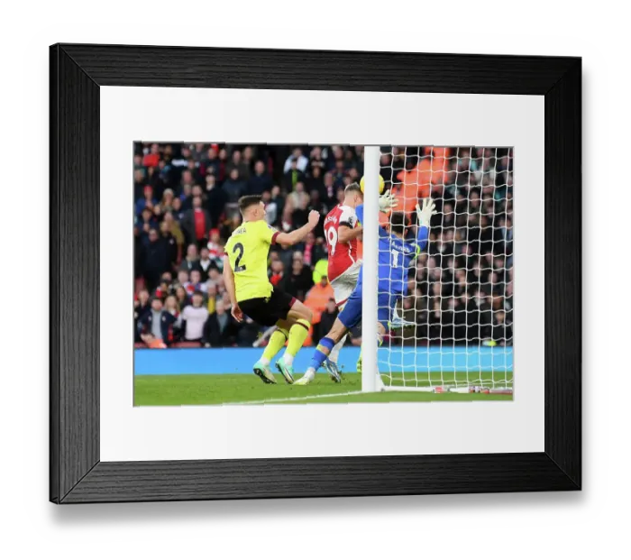 Framed Print : Arsenal's Trossard Scores Stunner: Arsenal 1-0 Burnley (2023-24 Premier League)