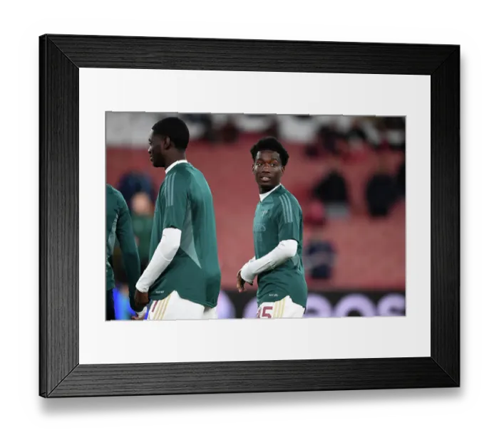 Framed Print : Arsenal FC vs Sevilla FC: Pre-Match Preparations in the UEFA Champions League 2023 / 24 Framed Print : Arsenal FC vs Sevilla FC: Pre-Match Preparations in the UEFA Champions League 2023 / 24