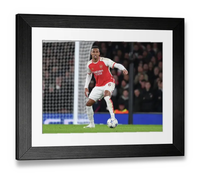 Framed Print : Arsenal's Gabriel Faces Off: Arsenal FC vs Sevilla FC in the UEFA Champions League Battle, 2023 / 24 Framed Print : Arsenal's Gabriel Faces Off: Arsenal FC vs Sevilla FC in the UEFA Champions League Battle, 2023 / 24