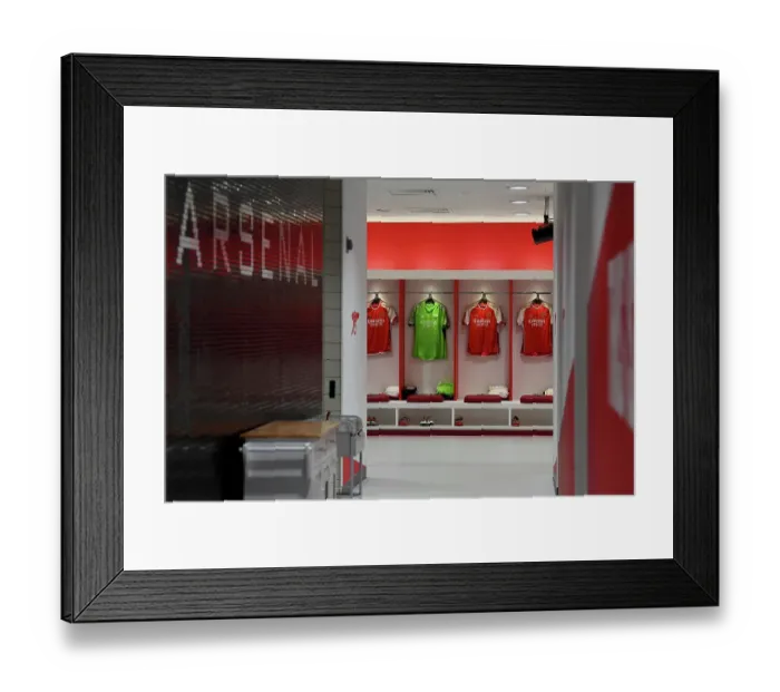 Framed Print : Arsenal FC: Unity in the Dressing Room - Preparing for Battle against Sevilla, UEFA Champions League 2023 / 24 Framed Print : Arsenal FC: Unity in the Dressing Room - Preparing for Battle against Sevilla, UEFA Champions League 2023 / 24