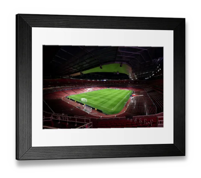 Framed Print : Arsenal FC vs Sevilla FC: A Peek into Emirates Stadium - UEFA Champions League 2023 / 24