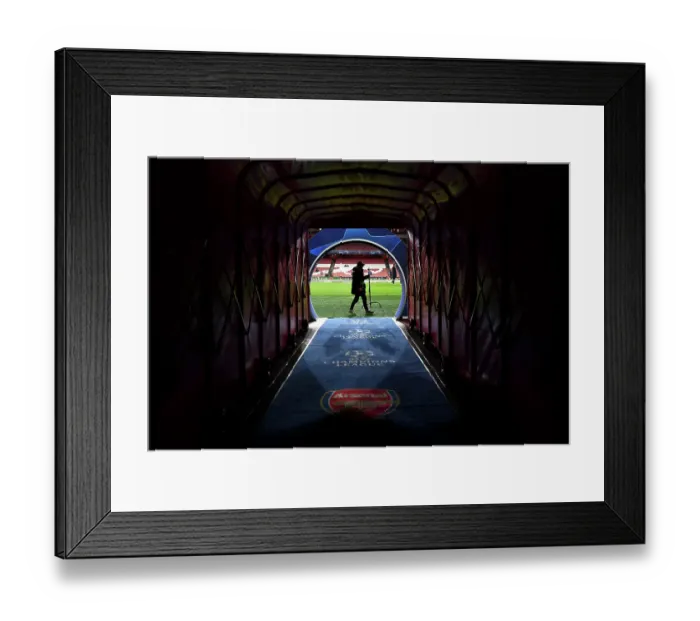 Framed Print : Through the Tunnel: Arsenal FC vs Sevilla FC - UEFA Champions League 2023 / 24 Framed Print : Through the Tunnel: Arsenal FC vs Sevilla FC - UEFA Champions League 2023 / 24