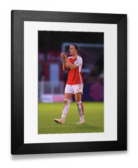 Framed Print : Arsenal Women's Victory: Triumphing over Brighton in the Barclays WSL Clash
