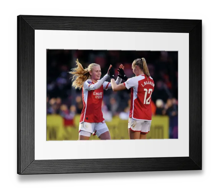 Framed Print : Arsenal's Frida Maanum Scores Third Goal in Win Against Brighton & Hove Albion (Barclays Women's Super League 2023-24) Framed Print : Arsenal's Frida Maanum Scores Third Goal in Win Against Brighton & Hove Albion (Barclays Women's Super League 2023-24)
