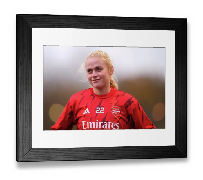 Framed Print : Arsenal Women's Team Prepares for Match against Brighton & Hove Albion in Barclays Super League (November 2023)