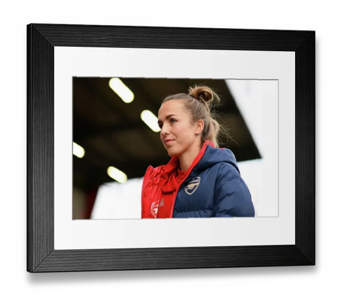 Framed Print : Arsenal Women Pre-Match Inspection at Brighton's Broadfield Stadium Ahead of Barclays Super League Clash Framed Print : Arsenal Women Pre-Match Inspection at Brighton's Broadfield Stadium Ahead of Barclays Super League Clash