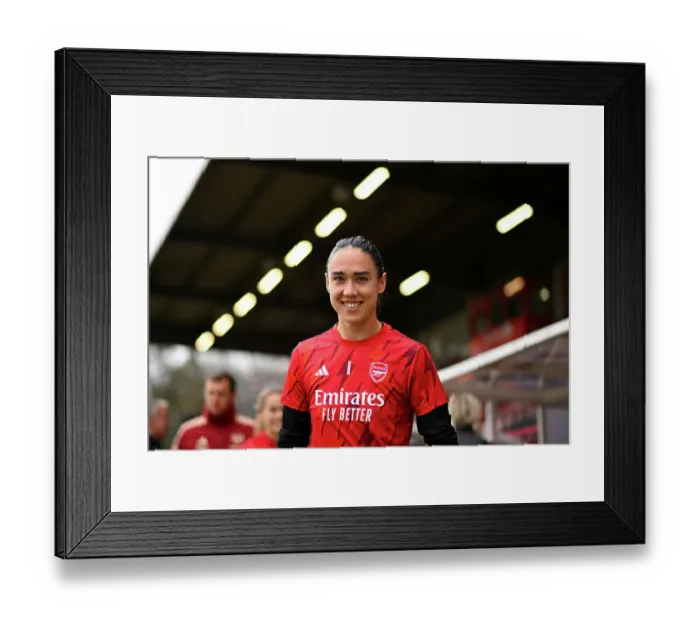 Framed Print : Arsenal Women Face Brighton in Barclays Super League Showdown (2023-24): Manuela Zinsberger Gears Up Framed Print : Arsenal Women Face Brighton in Barclays Super League Showdown (2023-24): Manuela Zinsberger Gears Up