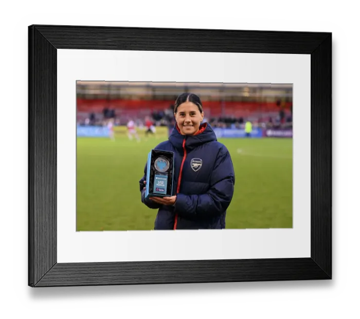 Framed Print : Arsenal's Kyra Cooney-Cross Named Barclays Women's Super League Player of the Match in Brighton & Hove Albion Victory Framed Print : Arsenal's Kyra Cooney-Cross Named Barclays Women's Super League Player of the Match in Brighton & Hove Albion Victory