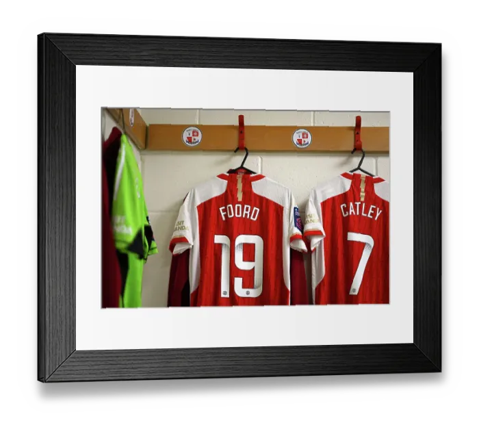 Framed Print : Arsenal FC at Brighton & Hove Albion - Barclays Women's Super League 2023-24: A Peek into Arsenal's Dressing Room Framed Print : Arsenal FC at Brighton & Hove Albion - Barclays Women's Super League 2023-24: A Peek into Arsenal's Dressing Room