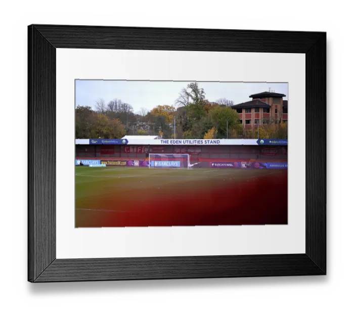 Framed Print : Brighton & Hove Albion vs. Arsenal FC - Barclays Women's Super League 2023-24: Inside Broadfield Stadium Framed Print : Brighton & Hove Albion vs. Arsenal FC - Barclays Women's Super League 2023-24: Inside Broadfield Stadium